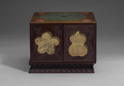 图片[2]-Square curio box with multiple treasures, rosewood, QanIong reign (1736-1795), Qing dynasty-China Archive